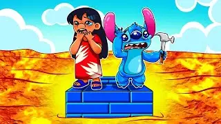 Construye Para SOBREVIVIR a La LAVA en Roblox!
