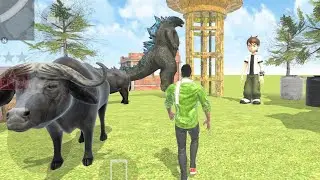 Godzilla City Attack💥In Indian Theft auto simulator Game 😍