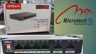 @microtech-inc 4-port Desktop poE Switch