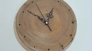Wall clock on the lathe