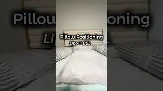 BBL Journey: Pillow Positioning #surgeryaftercare #luxuryrecovery #postoprecovery #postopsupport
