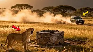 Desperate Lion Mother Cries for Help as Ranger Rescues Her Cub Trapped in a Well | Wild Rescue