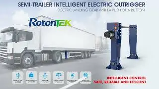 Semi trailer intelligent electric outrigger   ‑ Made with Rotontek
