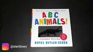 WHAT'S INSIDE ABC ANIMALS! SCANIMATION PICTURE BOOK BY RUFUS BUTLER SEDER
