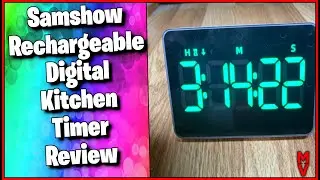 Must have timer? Samshow Rechargeable Digital Kitchen Timer Review || MumblesVideos Product Review
