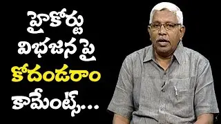 Kodandaram About Comments on Andhra & Telangana High Court Issue || Point Blank || NTV