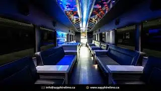 🎉 Party Bus 45-50 MCI1 | Party Bus Toronto | Sapphire Limousine 🎉