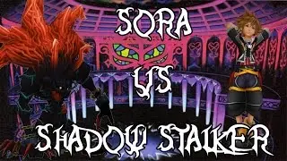 Sora and Mickey vs Dark Thorn and Shadow Stalker || Kingdom Hearts 2.5 HD Remix CRITICAL MODE