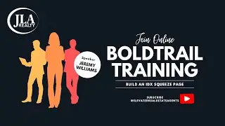 How to Build an IDX Squeeze Page in BoldTrail (KVCORE) for Free Leads | Real Estate Agent Training