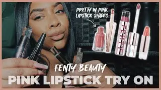 Fenty By Rihanna | Icon Velvet Lipstick in Riri + C-Suite'Heart Try On | Comparing Fenty Lip Shades