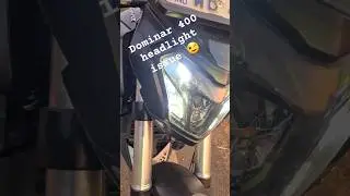 Dominar 400 headlight issue😉 funny😁 #dominar400 #light #ROOH​ #YOYOHONEYSINGH​ #NUSHRRATTBHARUCCHA​