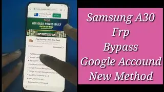 Samsung A30 Bypass Frp Google Account/ Samsung A30 Frp unlock