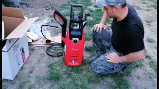 Aparat de spalat cu presiune Steinhaus HPC18 - unboxing si proba