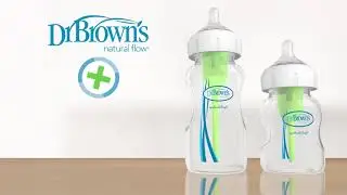 Butelka antykolkowa z szeroką szyjką - Natural Flow - Options+ - DR. BROWN'S - bebito.pl