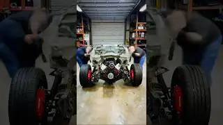 Abandoned Challenger Restored Into a 2023 Hellcat 😱 | Full Timelapse Restoration #shorts