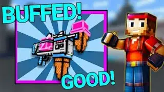 Pixel Gun 3D | Ice Cream Thrower | Review