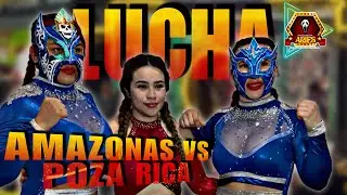 Jarochita, LLuvia y Tabata Vs Sexy Peligro, Cosmica y Diosa Haru - PROMOCIONES ARIES.