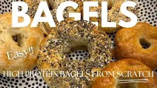 How To Make The Viral High Protein Bagels From Scratch| Easy| Cooking With Tia