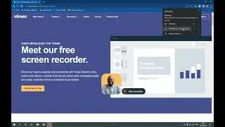How To Record Screen on Vimeo PC