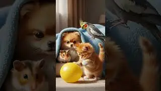 Kitten&rsquo;s balloon fun makes friends a little more playful and adorable #cute #kitten #balloon