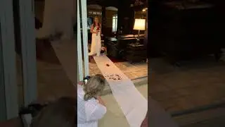 Alligator gives bride away