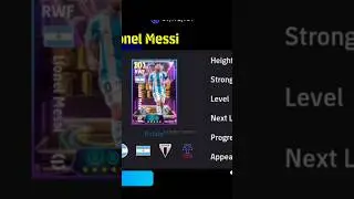 Double Booster Messi is unstoppable||BOOSTER CRAFTING efootball 2025 #messi #fypシ゚viral #efootball