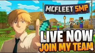 🏗️Minecraft SMP Live | Base Building & Grinding | GamerFleet @OmenUchihaOfficial @McFleetDotNet