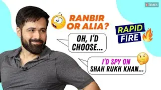 Emraan Hashmi RAPID FIRE: On Ranbir-Alia, Shah Rukh Khan, SIMILARITIES With Salman Khan | TIGER 3