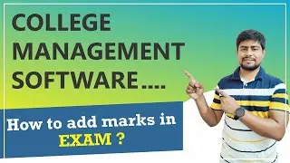 How to add Marks in Exam in College Management Software | Part - C44