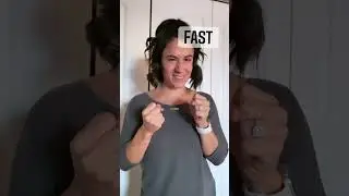 SLOW & FAST (You signed fast, can you sign slowly, please?) | ASL Glossary | The ASL Shop