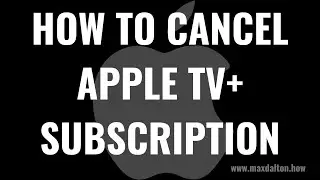 Как отменить подписку Apple TV+