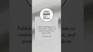 Publish weekly blog posts on cooking trends, recipes, and product tutorials to drive organic traffic