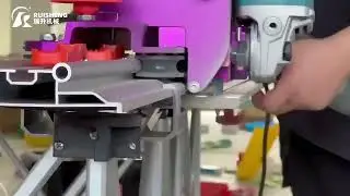Portable track-type stone tile 0-45&deg; chamfer and vertical cutting machine, easy to install