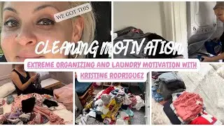 Extreme laundry// real mom life// organizing// get it together// mom of 4// motivation