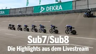Sub7/Sub8: Die Highlights der Live&uuml;bertragung aus der Lausitz in viereinhalb Minuten