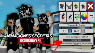 NUEVAS ANIMACIONES SECRETAS EN BROOKHAVEN! ID CODES 😱 - ROBLOX