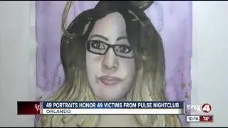 49 Portraits honor 49 Victims from Pulse Nightclub