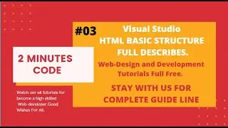 HTML Basic structure full describes in Bangla.#03 Tutorials | Sojib Hossein