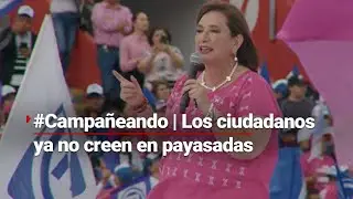 #Campañeando | ¡En el nombre sea de Dios! Xóchitl se aventó a estampar su SANGRE en las promesas