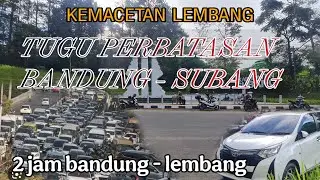 JALAN ALTERNATIVE Bandung - Lembang ke tugu perbatasan viral