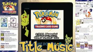 Pokemon Trading Card Game (Game Boy Color) Music - Title Screen