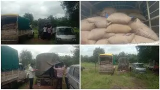 Aland Two Belero pickup Seized for Smuggling Ration Rice to Maharashtra