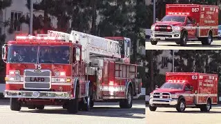 LAFD Light Force 5, Rescue 63, & Rescue 867