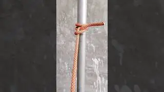 CLOVE HITCH W/ HALF HITCH LOCK #shorts #shortvideo #shortsviral #viralshort #viralvideo #fypシ゚viral