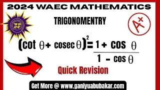 Part 4: WAEC & JUPEB Trigonometry Questions and Answers | Advanced Trigonometry Tutorial
