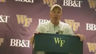 Wake Forest coach Dave Clawson post FSU