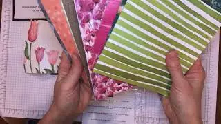 Double-Door fold Timeless Tulips card