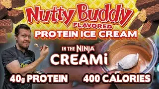 Ninja Creami NUTTY BUDDY Protein Ice Cream! [40g PROTEIN!]