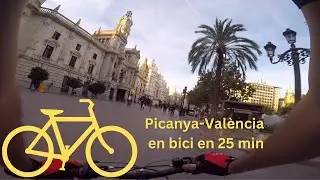 De Picanya a València en bici en 25 minuts