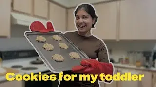 Made cookies for my toddler at home | Mohini Skylar | USA